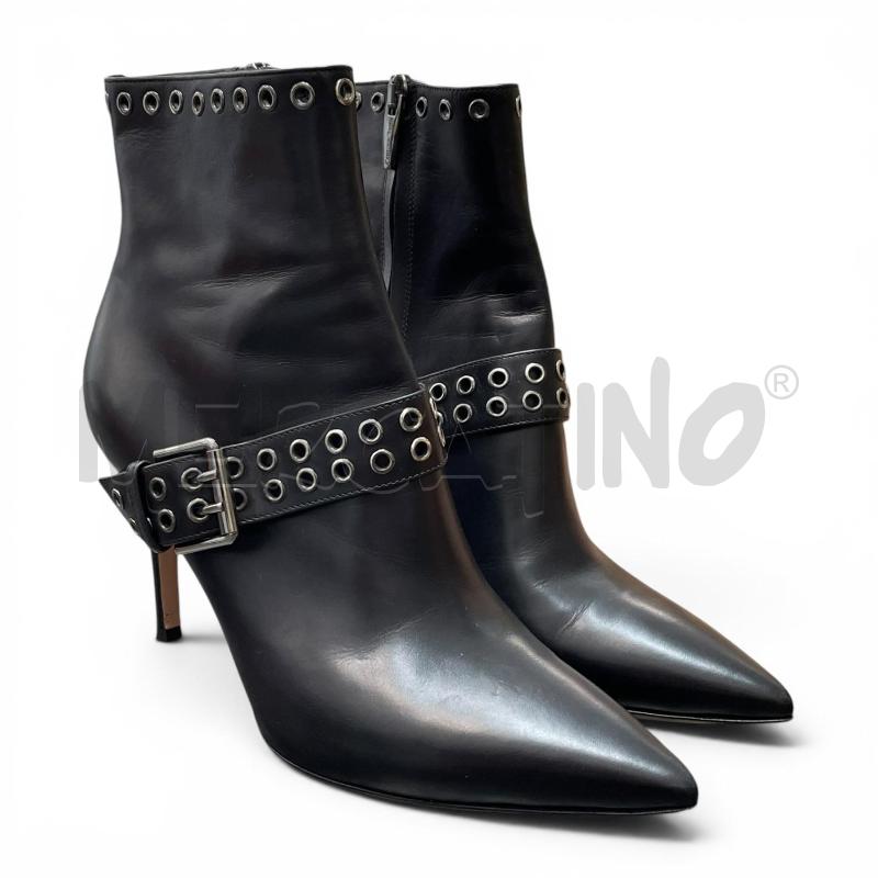 STIVALETTI D GIANVITO ROSSI NM 37 NERI BORCHIETTE  | Mercatino dell'Usato Gallarate 2