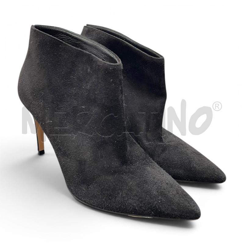 STIVALETTI D GIANVITO ROSSI NM 37 NERO SCAMOSCIATO  | Mercatino dell'Usato Gallarate 2
