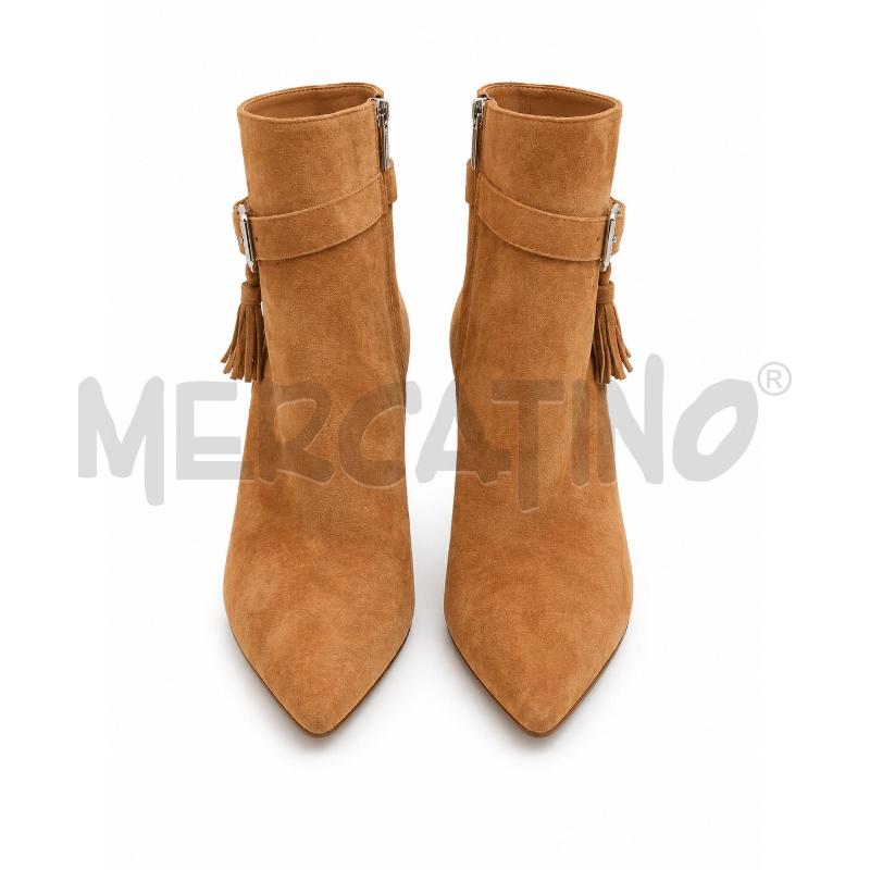 STIVALETTI D NM 37 GIANVITO ROSSI CAMMELLO NAPPA  | Mercatino dell'Usato Gallarate 3