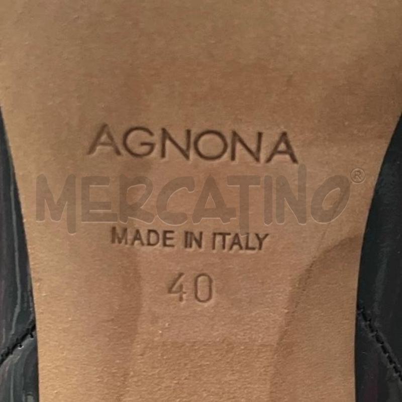 STIVALI D AGNONA NM40 PELLE GRIGI LUCIDI | Mercatino dell'Usato Gallarate 5