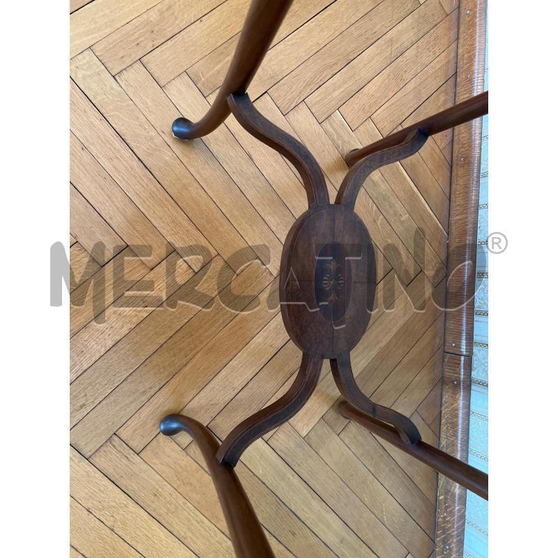 TAVOLINO INIZI 900 OVALE INTARSIATO 42X73 | Mercatino dell'Usato Gallarate 3