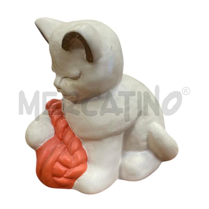 THUN GATTO CON SCIARPA ARANCIONE  | Mercatino dell'Usato Gallarate 1