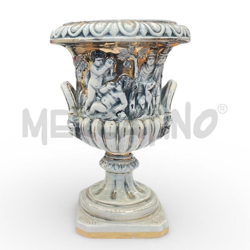 VASO CAPODIMONTE IN PORCELLANA STILE BAROCCO  | Mercatino dell'Usato Gallarate 1