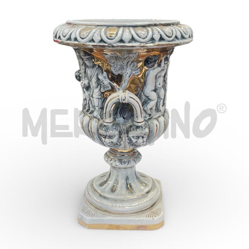 VASO CAPODIMONTE IN PORCELLANA STILE BAROCCO  | Mercatino dell'Usato Gallarate 2