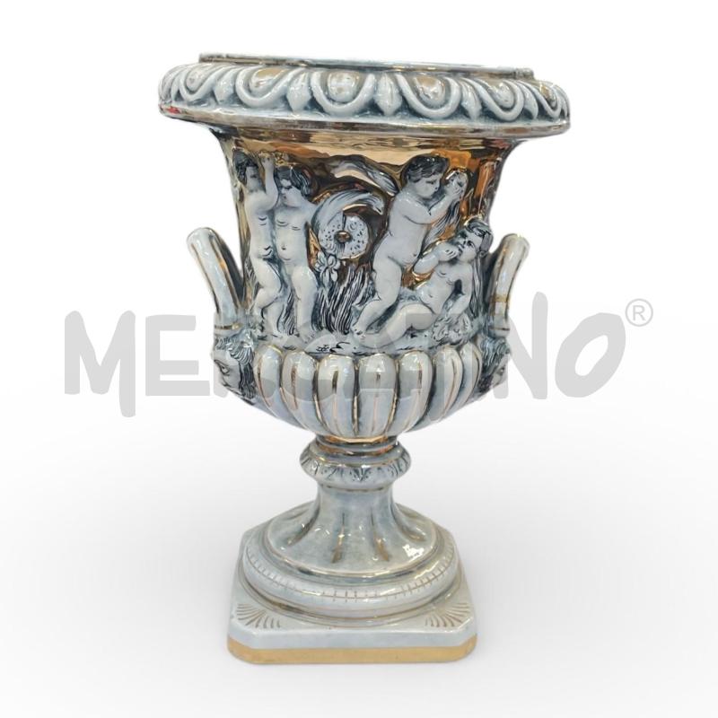 VASO CAPODIMONTE IN PORCELLANA STILE BAROCCO  | Mercatino dell'Usato Gallarate 3