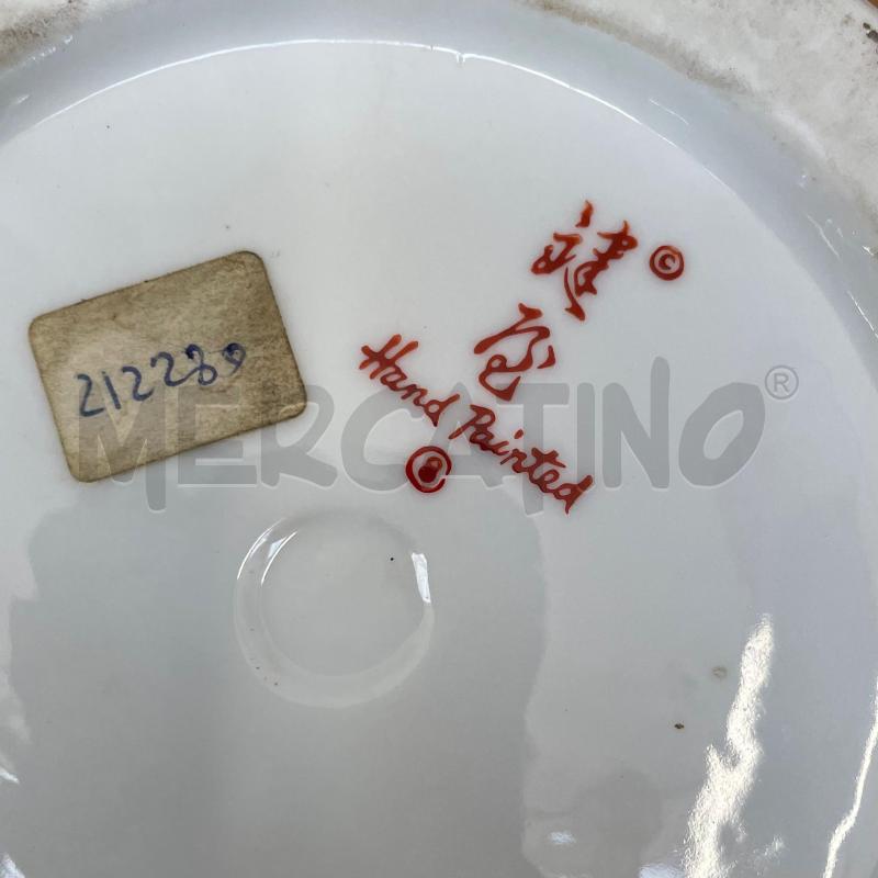 VASO CER. CINESE DECORO FIORI SFONDO BLU  | Mercatino dell'Usato Gallarate 3