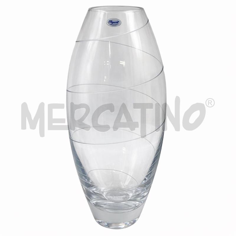 VASO CRISTALLO ROGASKA SPIRALE BIANCA | Mercatino dell'Usato Gallarate 1