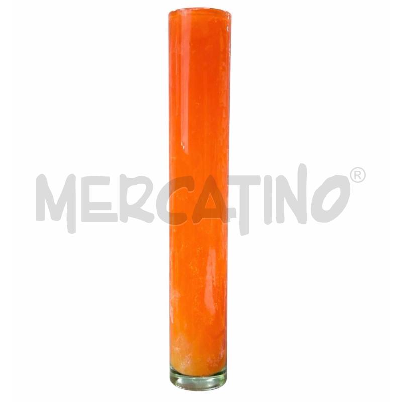 VASO IN VETREO DEANFLOWER ARANCIO DESIGN  | Mercatino dell'Usato Gallarate 1