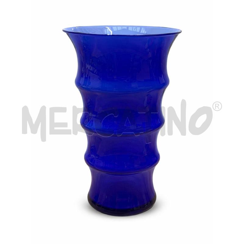 VASO IN VETRO  ROYAL COPENAGHEN BLU COBALTO | Mercatino dell'Usato Gallarate 1