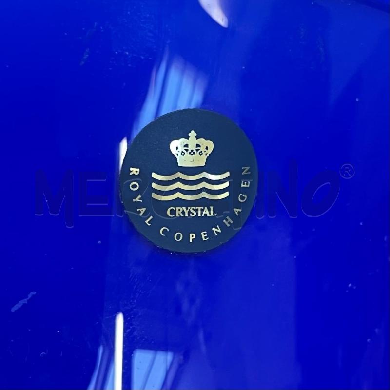 VASO IN VETRO  ROYAL COPENAGHEN BLU COBALTO | Mercatino dell'Usato Gallarate 2