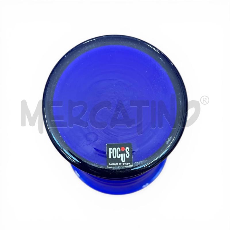 VASO IN VETRO  ROYAL COPENAGHEN BLU COBALTO | Mercatino dell'Usato Gallarate 3