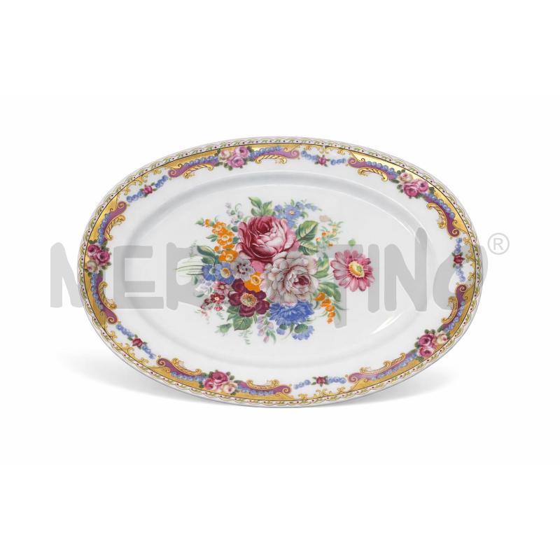 VASSOIO CERAMICA LIMONGE FIORI | Mercatino dell'Usato Gallarate 1