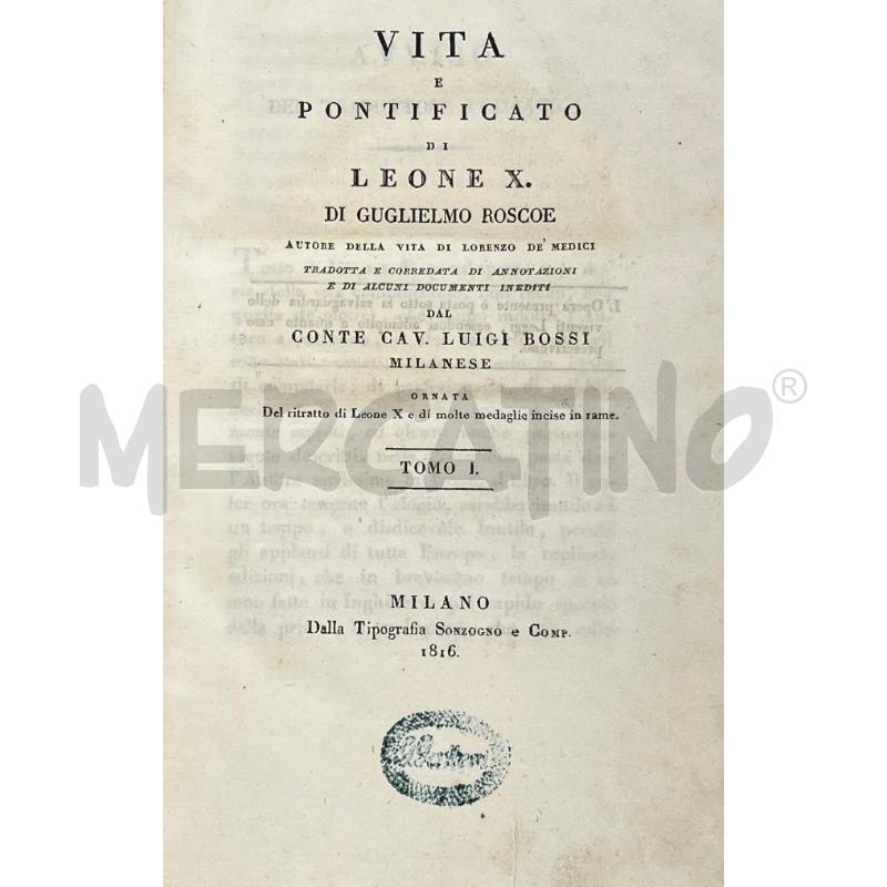 VITA E PONTIFICATO DI LEONE X IN 12 VOLUMI | Mercatino dell'Usato Gallarate 2