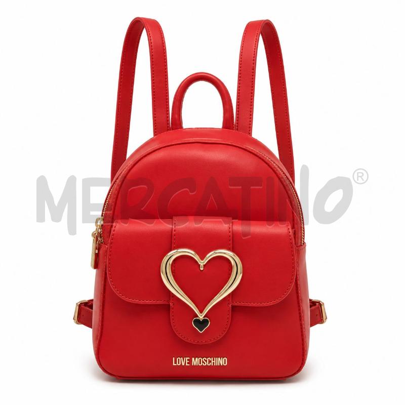 ZAINETTO D LOVE MOSCHINO ROSSO  | Mercatino dell'Usato Gallarate 1