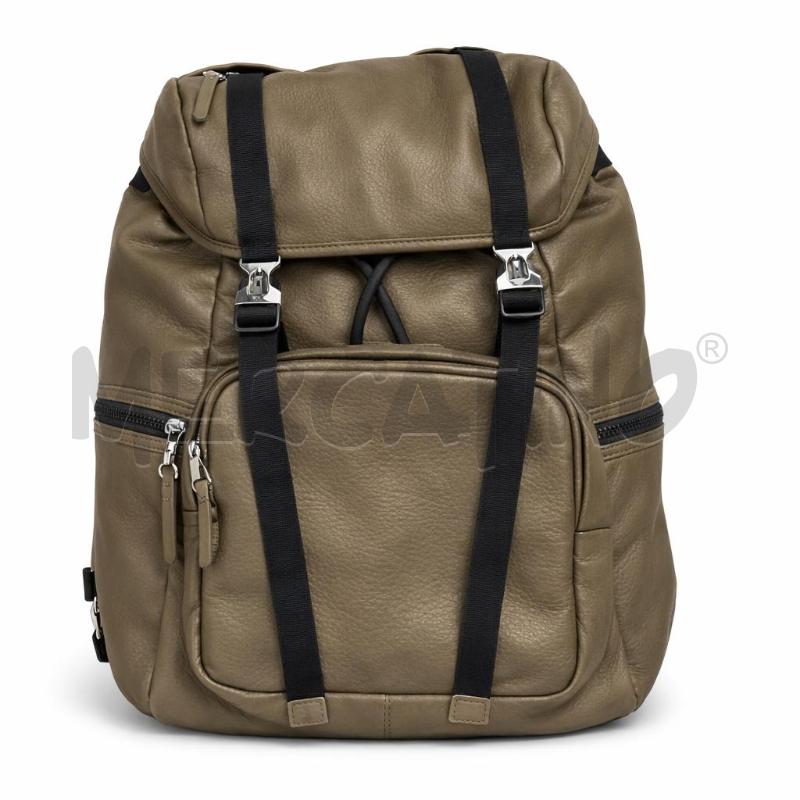 ZAINO D FURLA PELLE VERDE LACCI NERI | Mercatino dell'Usato Gallarate 1