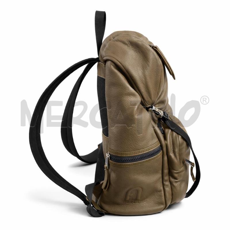 ZAINO D FURLA PELLE VERDE LACCI NERI | Mercatino dell'Usato Gallarate 2