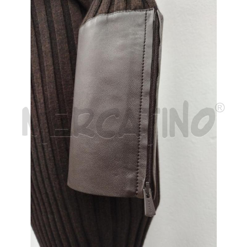 ABITO DONNA BALLY COSTINE MARRONE MANICHE PELLE | Mercatino dell'Usato Gazzada schianno 2