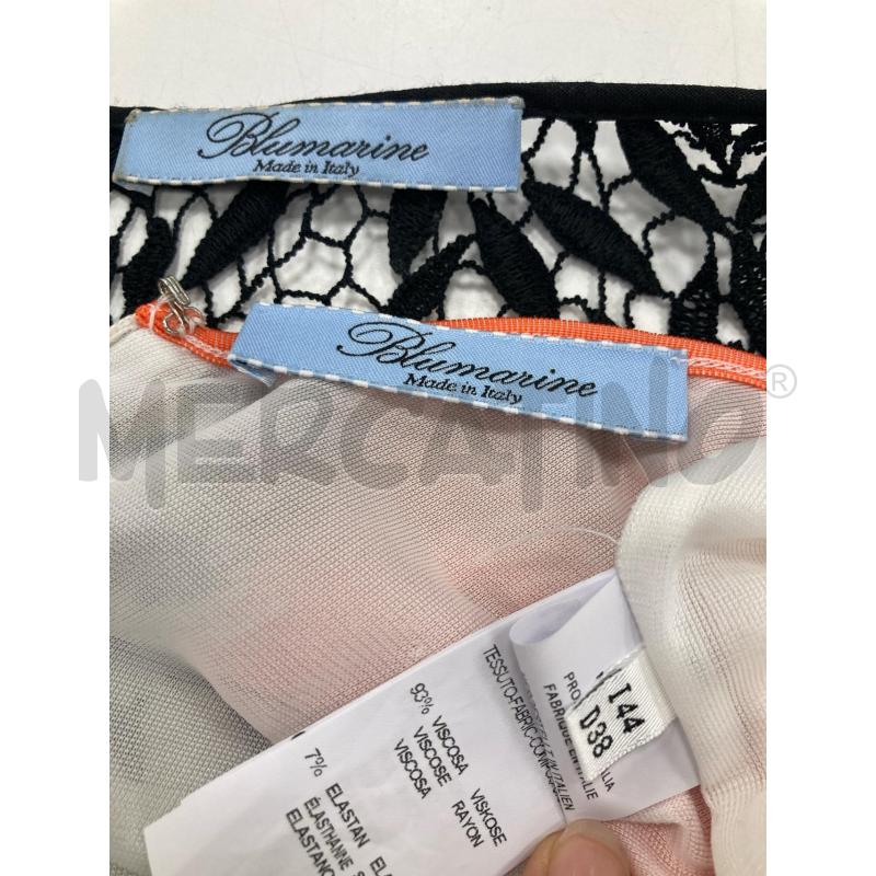 ABITO DONNA BLUMARINE ARANCIO+COPRISPALLE NERO | Mercatino dell'Usato Gazzada schianno 4