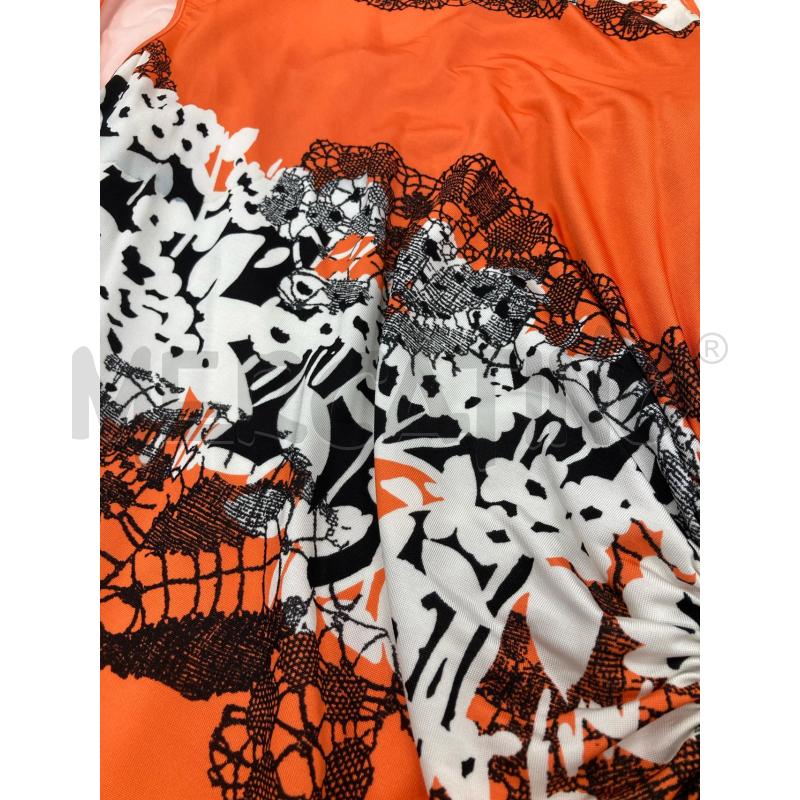 ABITO DONNA BLUMARINE ARANCIO+COPRISPALLE NERO | Mercatino dell'Usato Gazzada schianno 5
