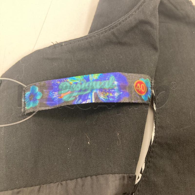 ABITO DONNA DESIGUAL NERO DISEGNO BIANCO ROSSO CARTELLINO | Mercatino dell'Usato Gazzada schianno 4