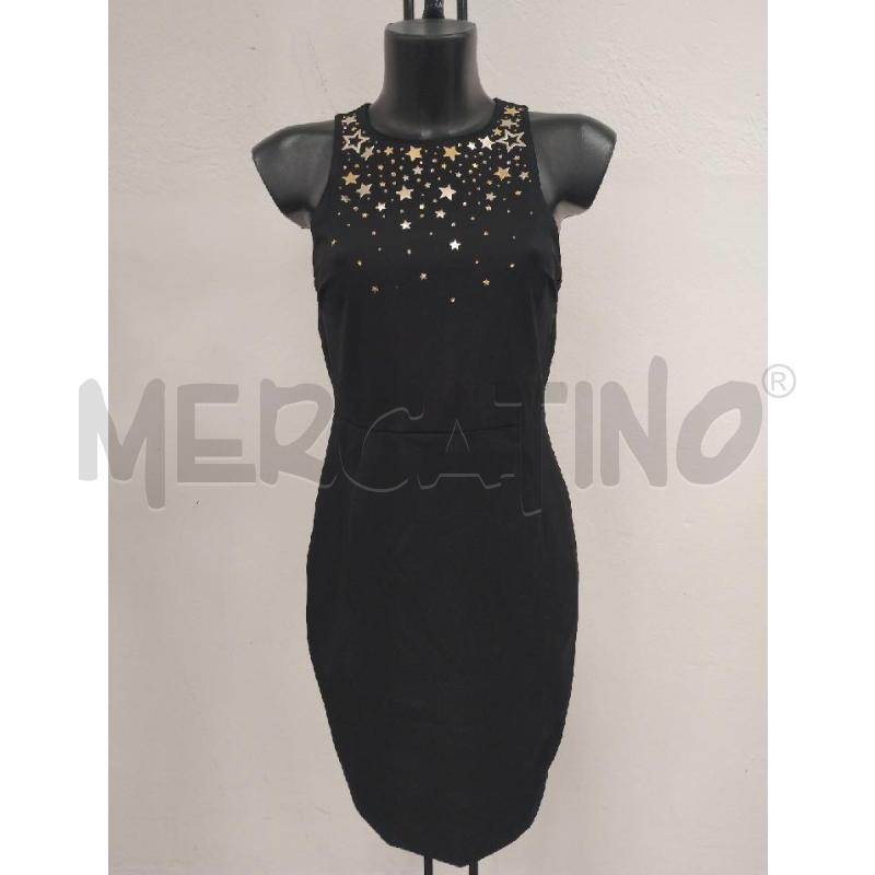ABITO DONNA ELISABETTA FRANCHI NERO STELLE DORATE  | Mercatino dell'Usato Gazzada schianno 2