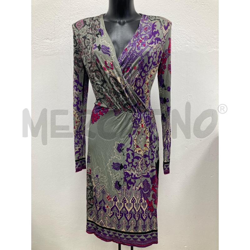 ABITO DONNA ETRO GRIGIO ISEGNO VIOLA | Mercatino dell'Usato Gazzada schianno 1