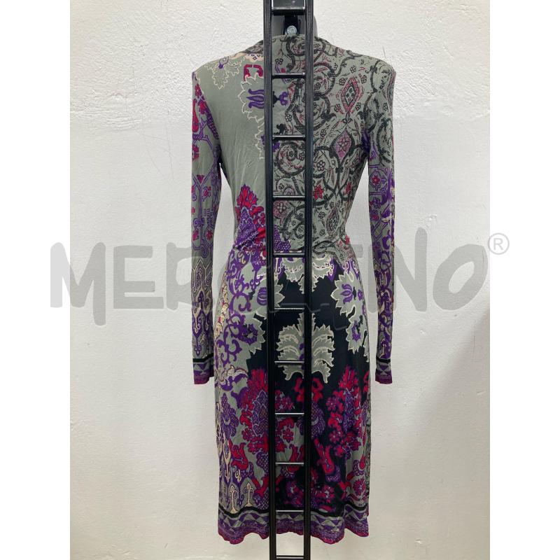 ABITO DONNA ETRO GRIGIO ISEGNO VIOLA | Mercatino dell'Usato Gazzada schianno 2