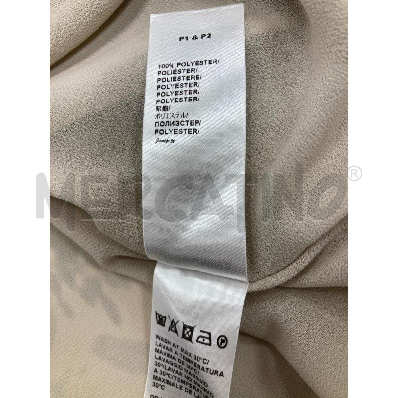 ABITO DONNA FRANCOMINA BEIGE FOGLIE VERDI | Mercatino dell'Usato Gazzada schianno 5