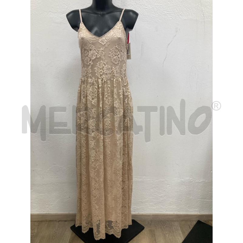 ABITO DONNA KARTIKA LUNGO PIZZO+CINTURA BEIGE | Mercatino dell'Usato Gazzada schianno 1
