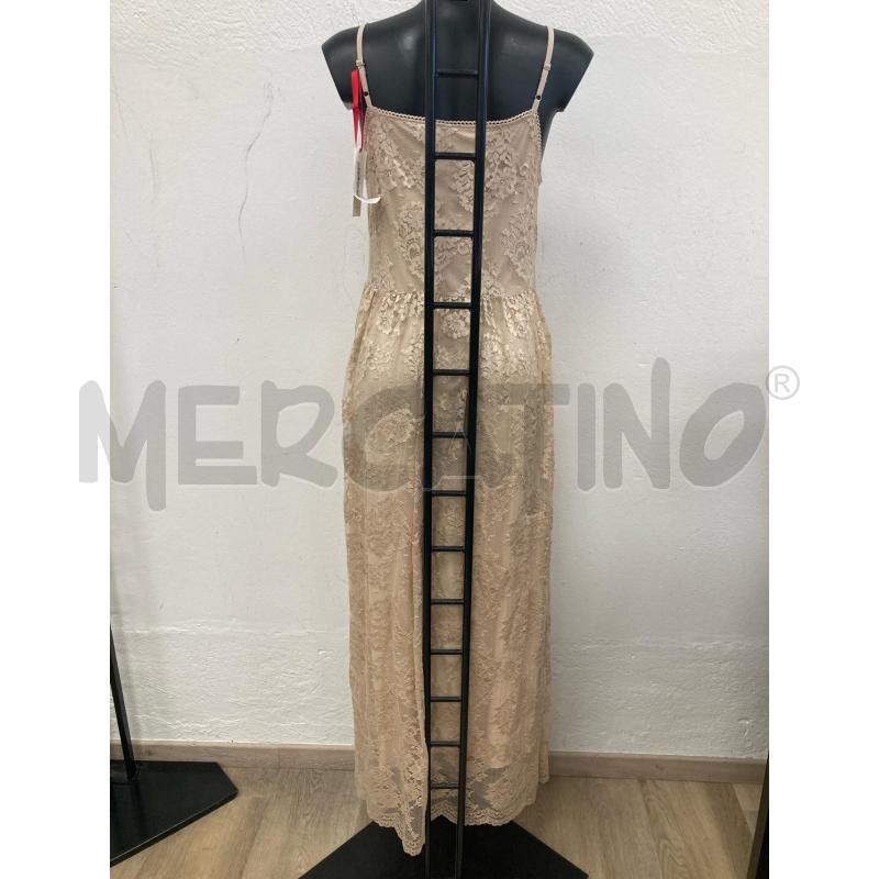 ABITO DONNA KARTIKA LUNGO PIZZO+CINTURA BEIGE | Mercatino dell'Usato Gazzada schianno 2