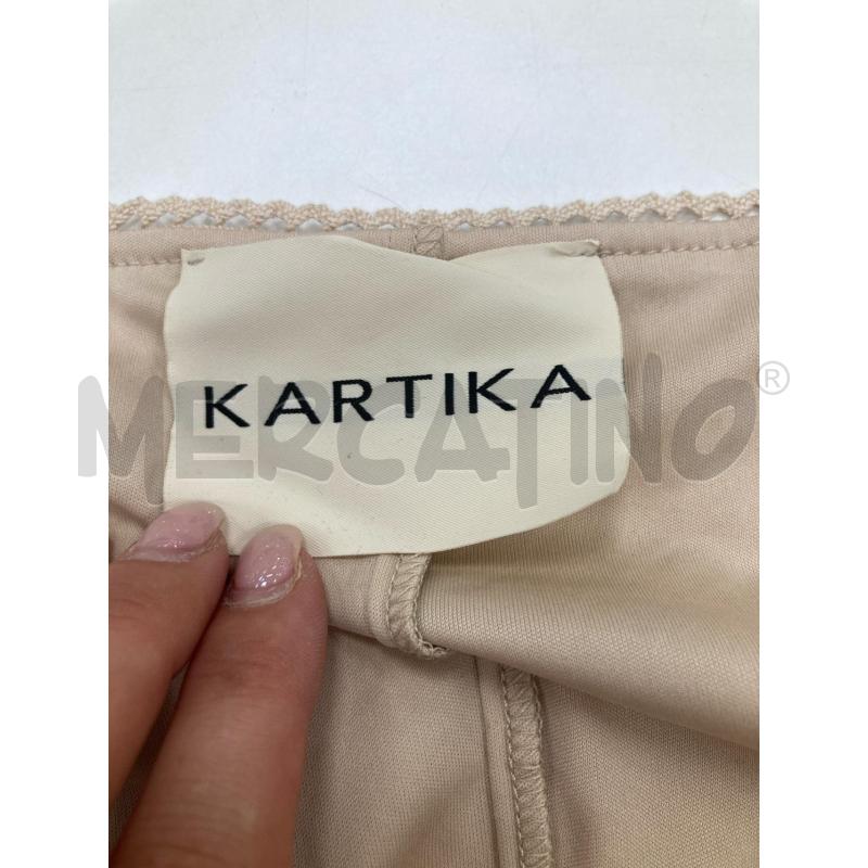 ABITO DONNA KARTIKA LUNGO PIZZO+CINTURA BEIGE | Mercatino dell'Usato Gazzada schianno 3
