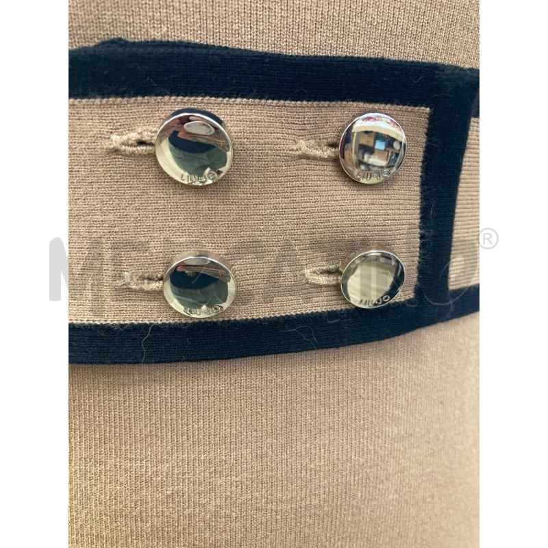 ABITO DONNA LIUJO BEIGE PROFILO NERO | Mercatino dell'Usato Gazzada schianno 3