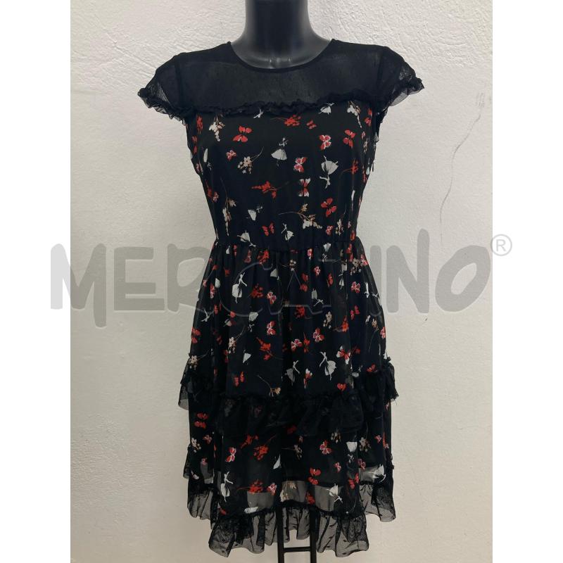 ABITO DONNA LIU JO NERO DISEGNO BALLERINE FIORI | Mercatino dell'Usato Gazzada schianno 1