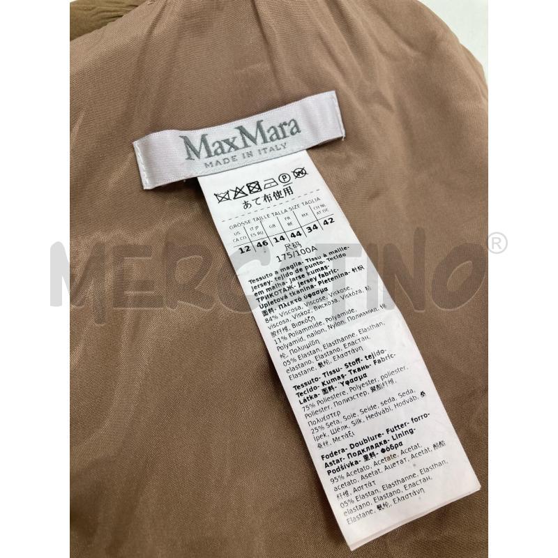 ABITO DONNA MAXMARA CARAMELLO FIOCCO DAVANTI | Mercatino dell'Usato Gazzada schianno 3
