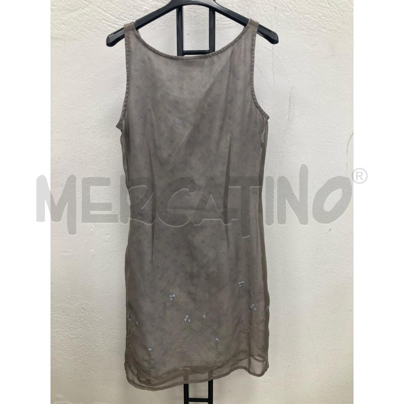 ABITO DONNA MAX&CO TORTORA SOTTOVESTE AZZURRA FIORI | Mercatino dell'Usato Gazzada schianno 2