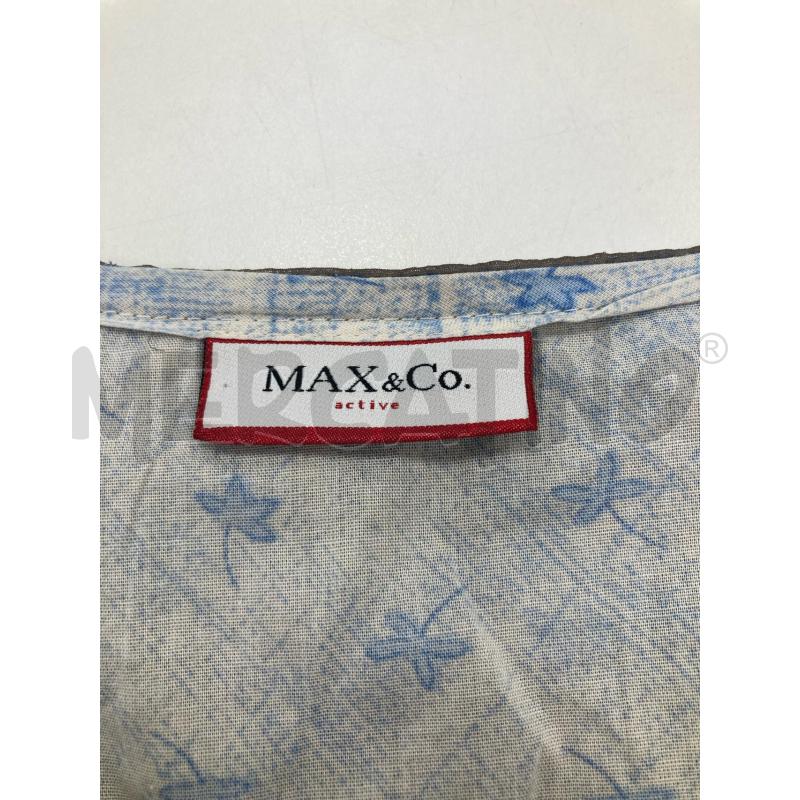 ABITO DONNA MAX&CO TORTORA SOTTOVESTE AZZURRA FIORI | Mercatino dell'Usato Gazzada schianno 3