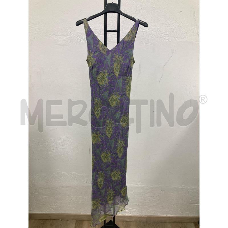 ABITO DONNA MAX&CO VIOLA VERDE | Mercatino dell'Usato Gazzada schianno 1