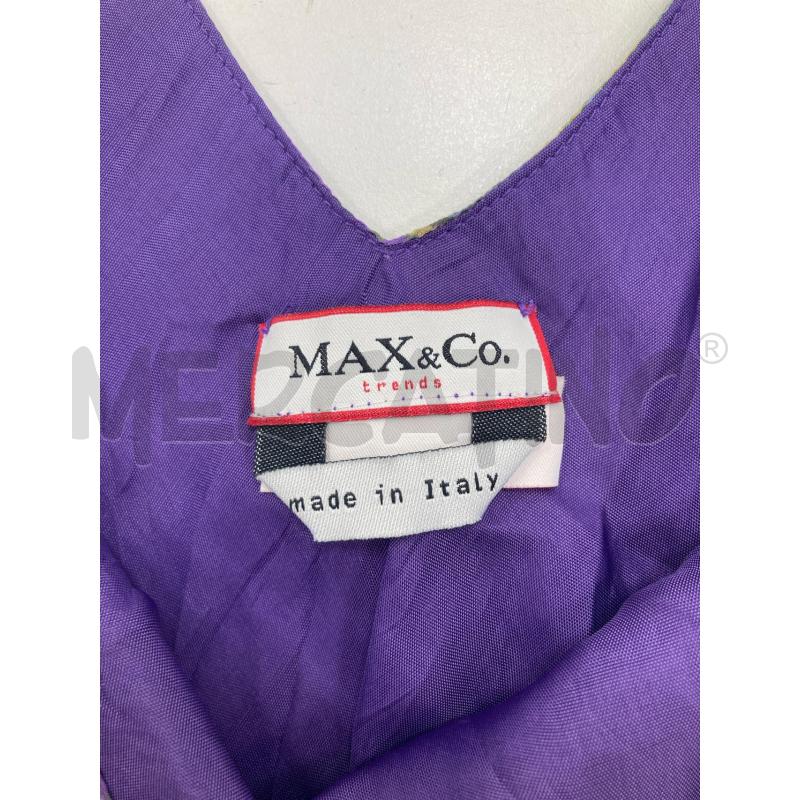 ABITO DONNA MAX&CO VIOLA VERDE | Mercatino dell'Usato Gazzada schianno 3