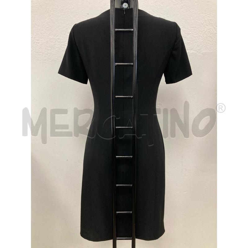 ABITO DONNA MOSCHINO NERO COLLO CERCHI BIANCHI | Mercatino dell'Usato Gazzada schianno 2