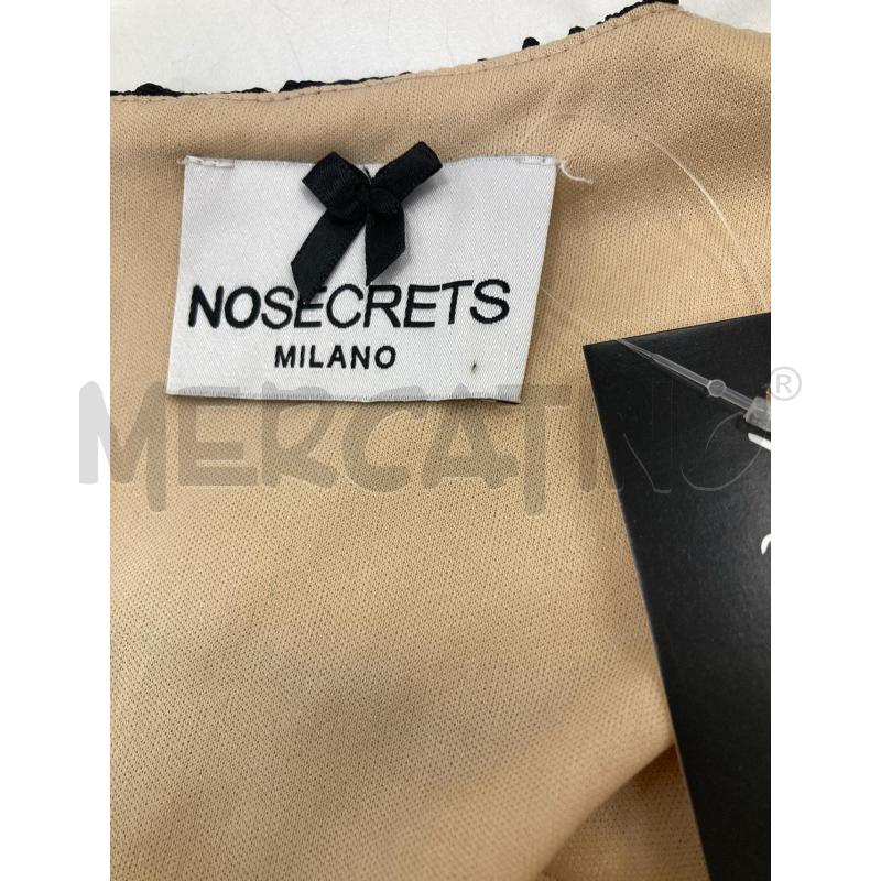ABITO DONNA NO SECRETS PIZZO SOTTOVESTE BEIGE | Mercatino dell'Usato Gazzada schianno 3