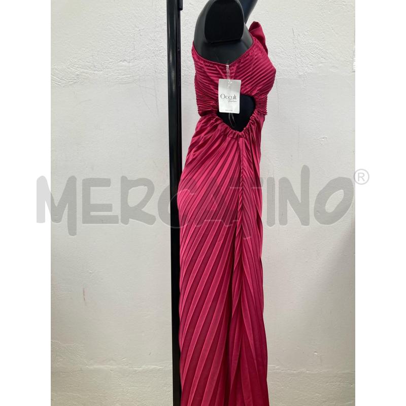 ABITO DONNA OCCULT FUXIA MONOSPALLA FIORE CARTELLINO | Mercatino dell'Usato Gazzada schianno 2