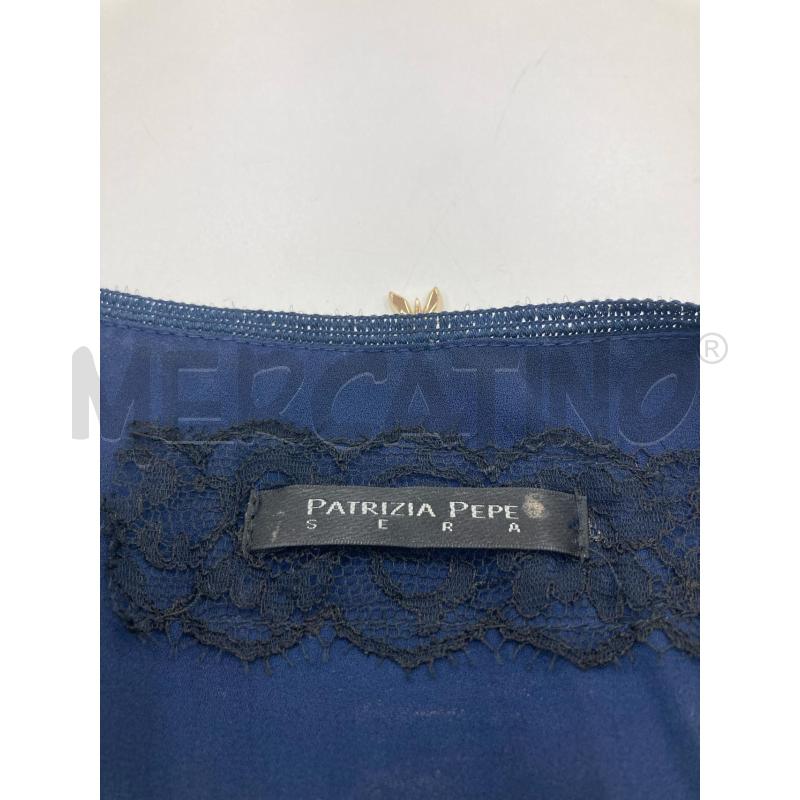 ABITO DONNA PATRIZIA PEPE BLU FIORI VIOLA | Mercatino dell'Usato Gazzada schianno 3