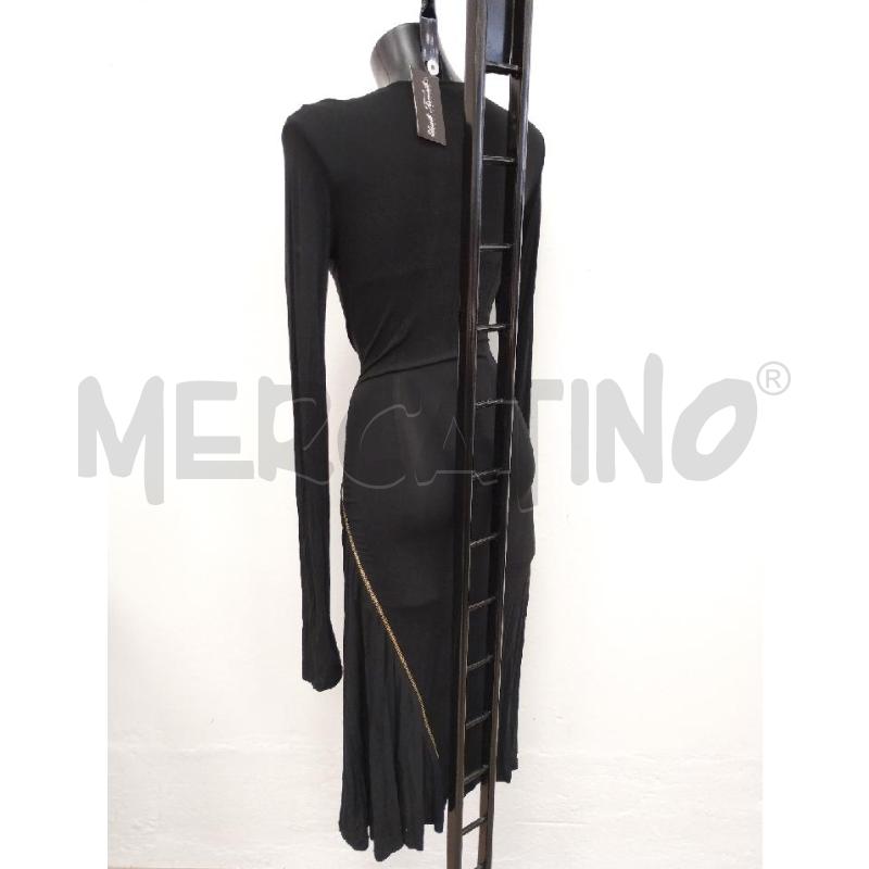 ABITO DONNA ROBERTO CAVALLI NERO ZIP ORO | Mercatino dell'Usato Gazzada schianno 3