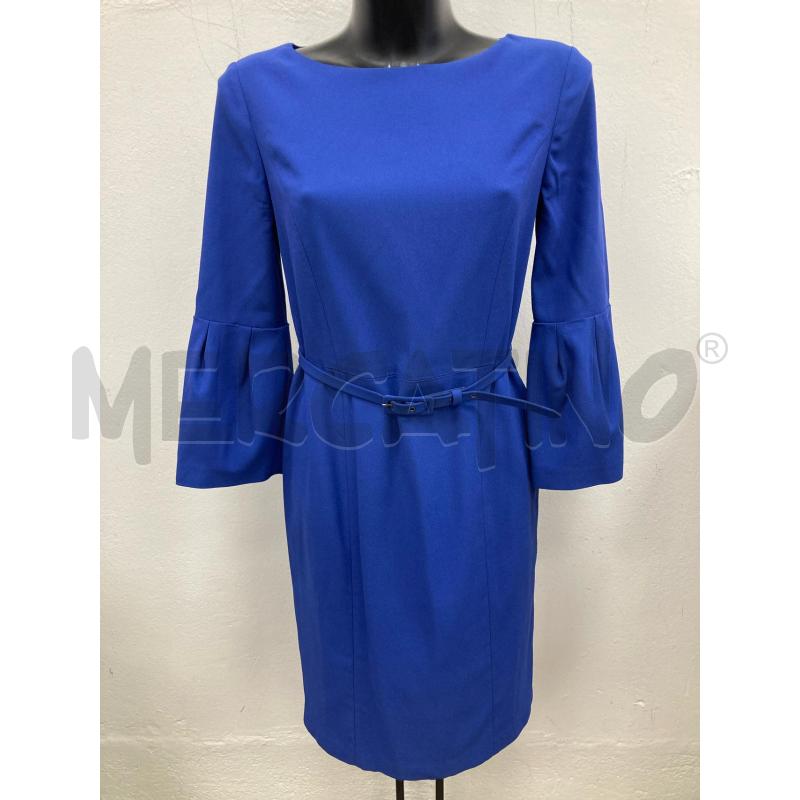 ABITO DONNA TRU-TRUSSARDI BLU+CINTURA  | Mercatino dell'Usato Gazzada schianno 1