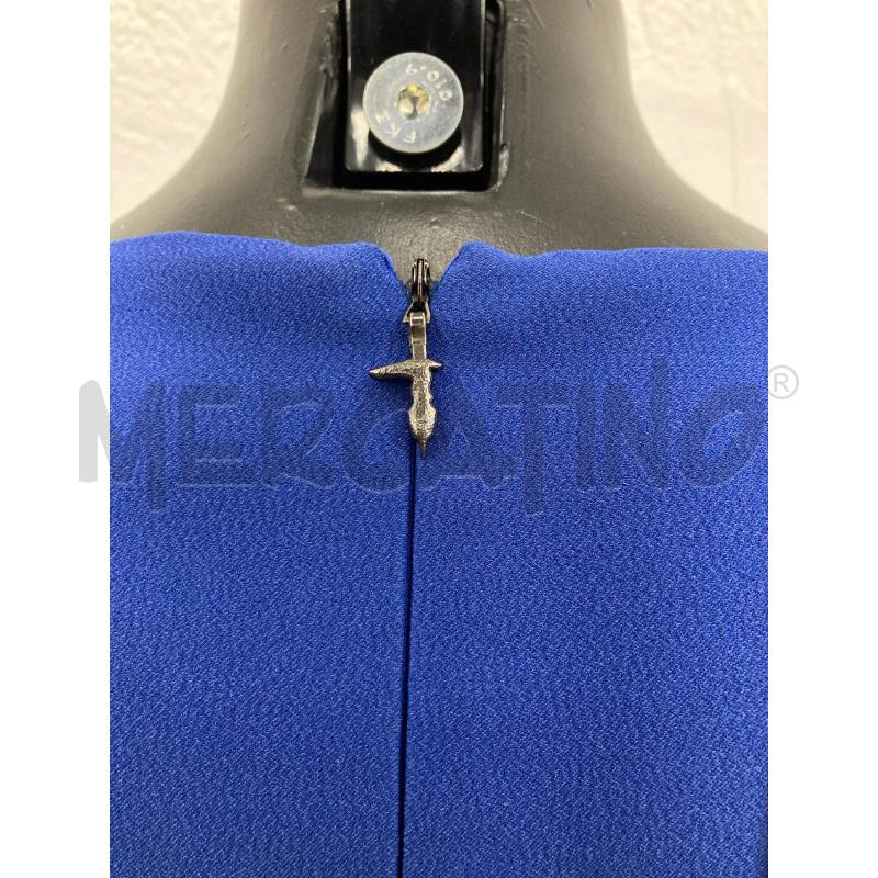 ABITO DONNA TRU-TRUSSARDI BLU+CINTURA  | Mercatino dell'Usato Gazzada schianno 3