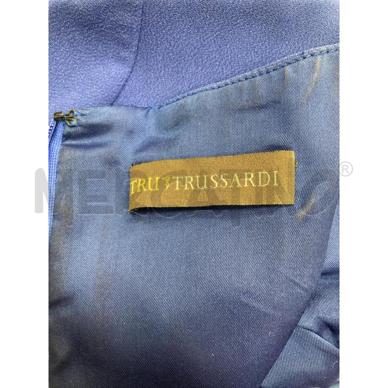 ABITO DONNA TRU-TRUSSARDI BLU+CINTURA  | Mercatino dell'Usato Gazzada schianno 4
