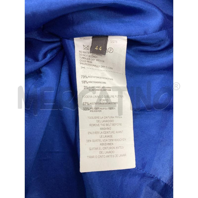 ABITO DONNA TRU-TRUSSARDI BLU+CINTURA  | Mercatino dell'Usato Gazzada schianno 5