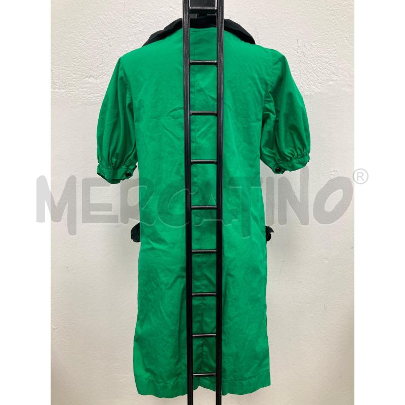 ABITO DONNA VINTAGE VERDE COLLETTO TASCHE NERO  | Mercatino dell'Usato Gazzada schianno 2
