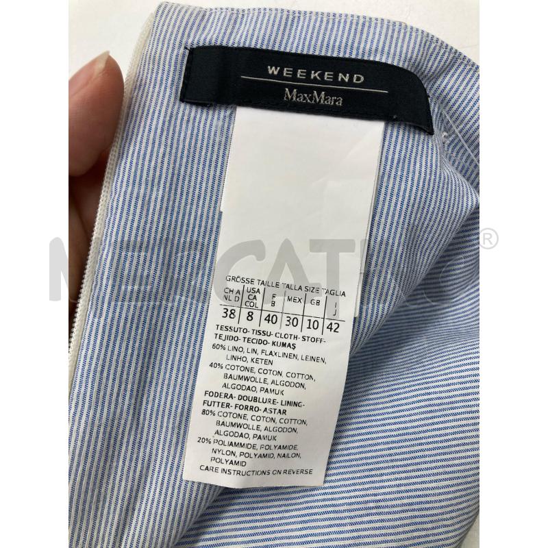 ABITO DONNA WEEKEND MAXMARA BLU RIGA BIANCA | Mercatino dell'Usato Gazzada schianno 4