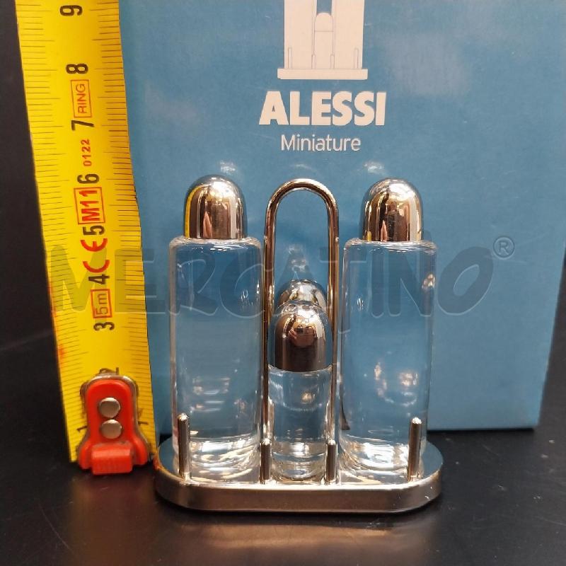 ALESSI MINIATURA 5070M OLIO ACETO SET DESIGN ETTORE SOTTSASS | Mercatino dell'Usato Gazzada schianno 2